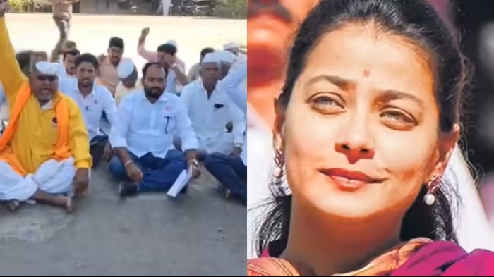 farmers-protest-praniti-shinde-siddheshwar-sugar-mill